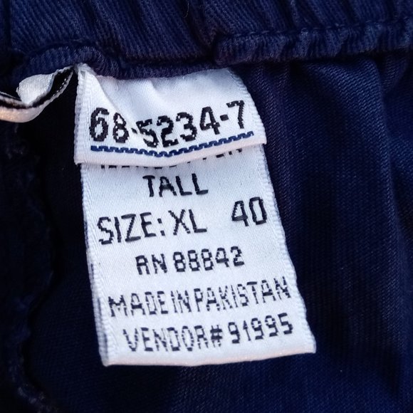 King Size brand casual blue pull on pants sz XLT NEW (0015) - Picture 8 of 10